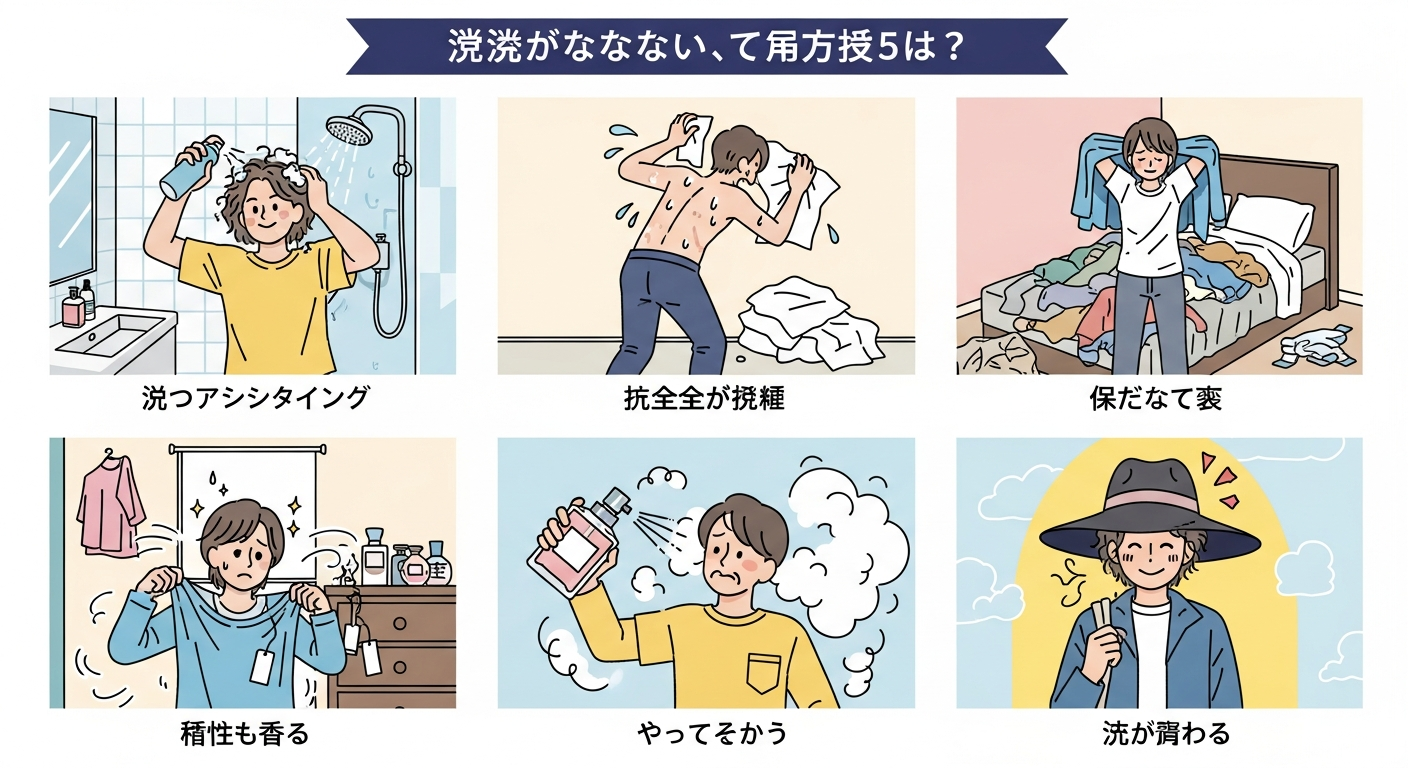 お風呂に入らない時どうする？風呂キャン世代の5つの対処法