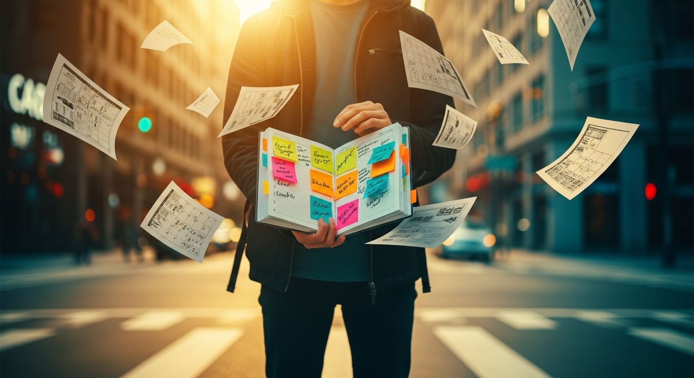 友人にスケジュール帳を渡して適当に1ヶ月分予定を埋めてもらい、その通りに動いてみた