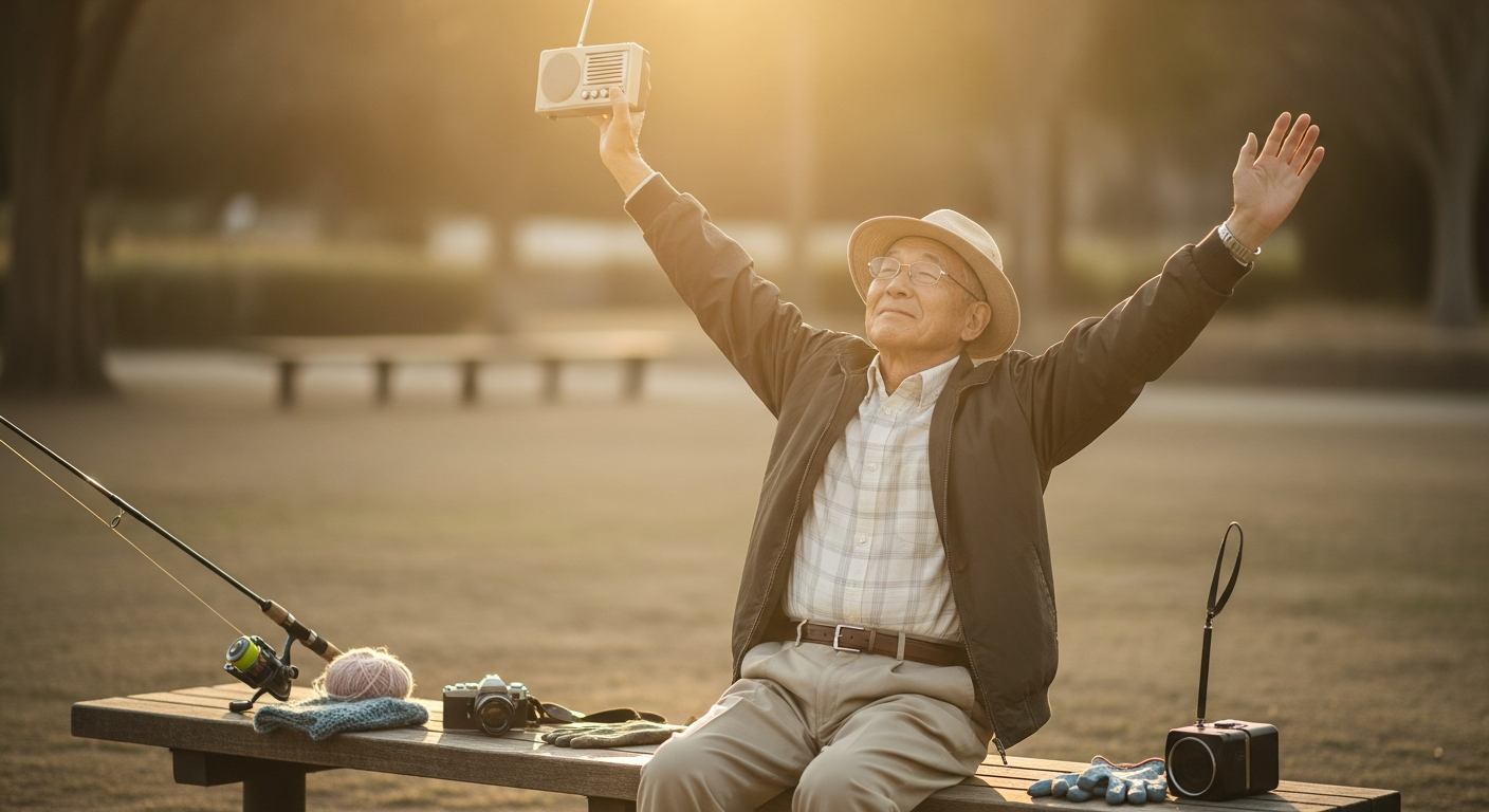 老後の趣味を探して17個試した記録。最後に残ったのはラジオ体操じゃった